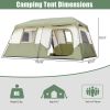 8 Person Camping Tent Setup in 60 Seconds with Rainfly & Windproof Tent with Carry Bag for Family Camping & Hiking